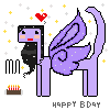 Birthday Nessy with Big Wings