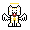 Donut Eating Angel Cat