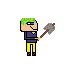 pixel man