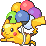 Pikachu With Balloons