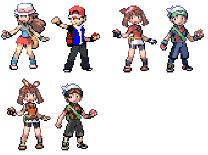 Final Character sprites