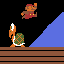 Mario on the Koopa airship