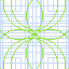 green blue