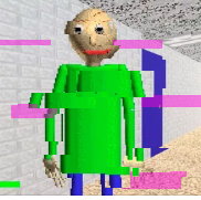 purple stripes-does that mean a Glitch? other pink stripes. the game is very dangerous baldi