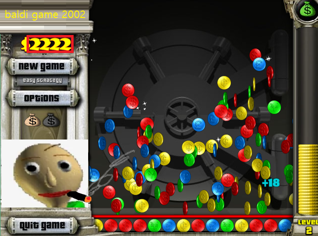 baldi game big money easy to play but hard to be master the game takes place on a grid full of colored coins