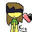 Kris(Deltarune) (Mix of frisk and chara)