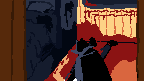 detective kneeling over body