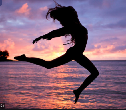 me dancing