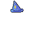 blue wizard hat