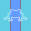 crime scene outline frog
