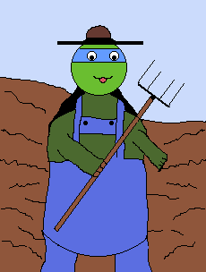 Bauer der Schildkröten Armee