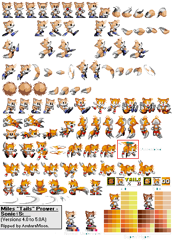 Sonic 1 Tails (W.i.P) Pixie Engine - Create!