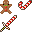 Minecraft Aether (Gingerbread Man, Candy Cane, and Candy Sword)