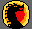 mortal kombat logo in pixels